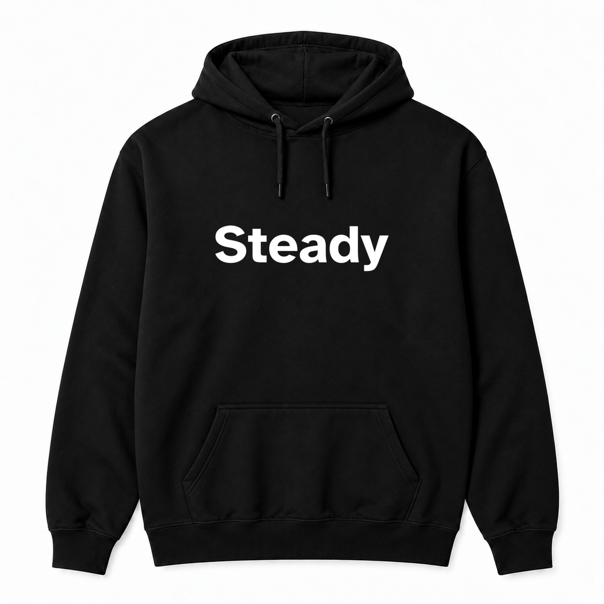 Steady Hoodie in black