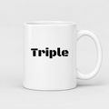 Triple Mug in white