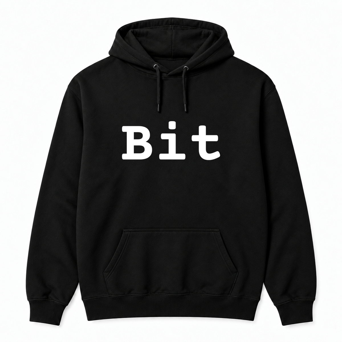 Bit Hoodie in black