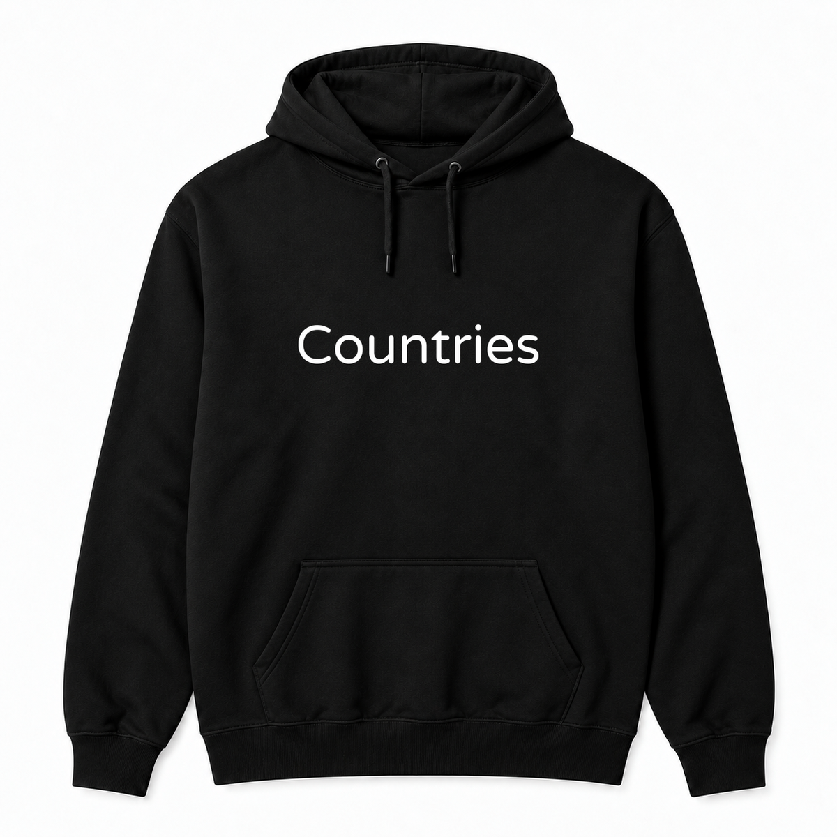 Countries Hoodie in black