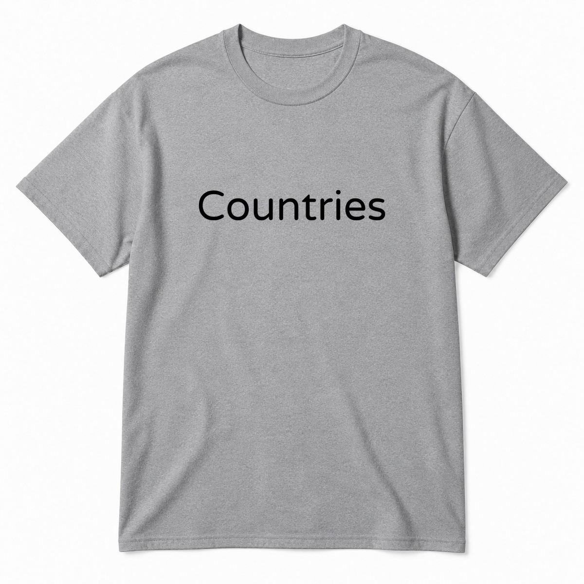 Countries T-Shirt in gray