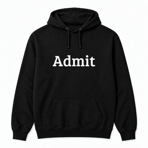 Admit Hoodie in black