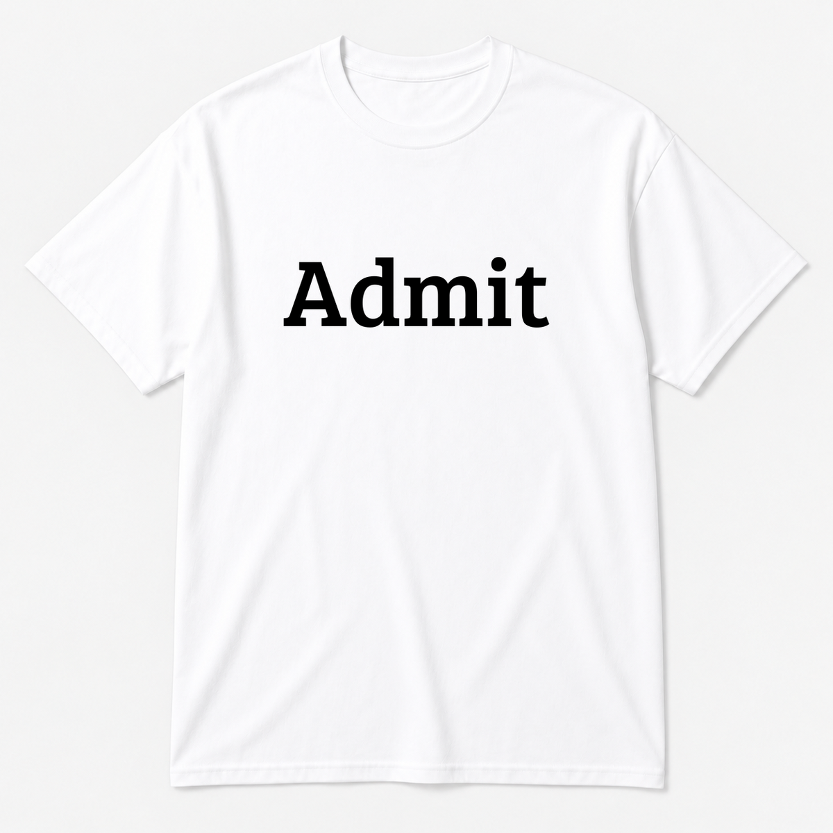 Admit T-Shirt in white
