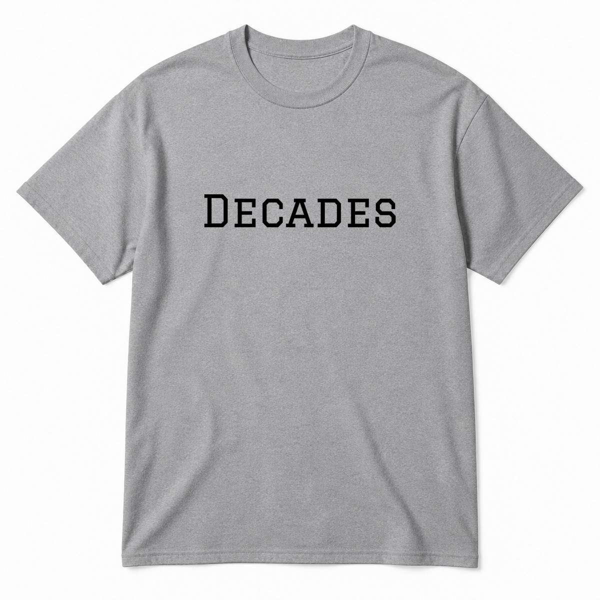 Decades T-Shirt in gray