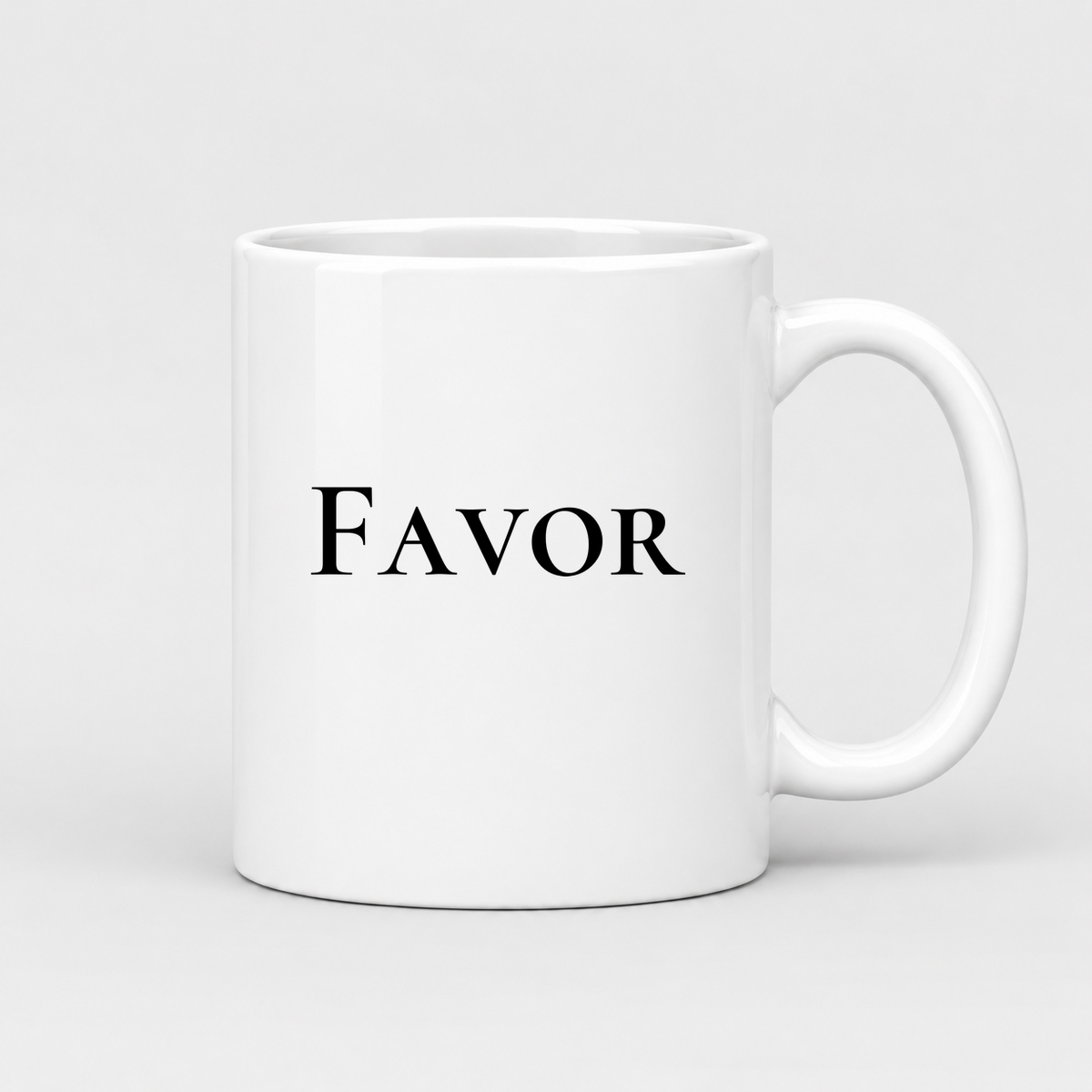 Favor Mug in white