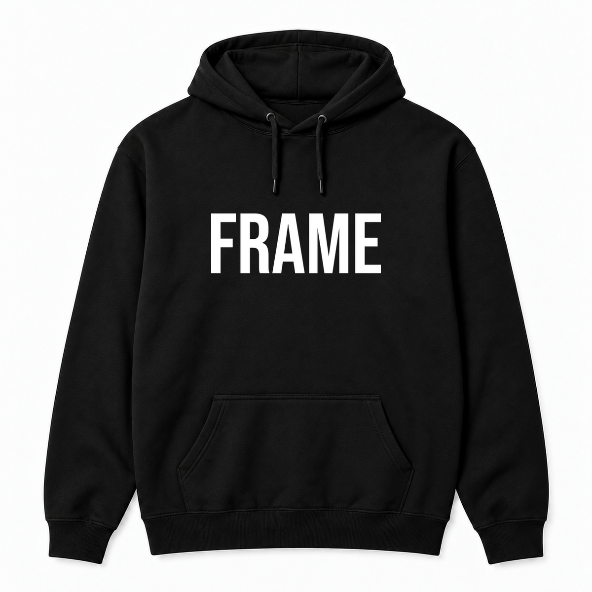 Frame Hoodie in black