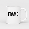 Frame Mug in white