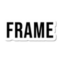 Frame die-cut sticker