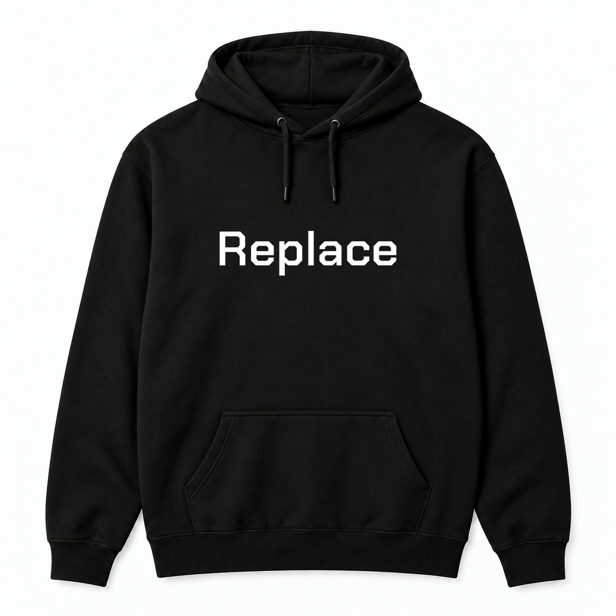 Replace Hoodie in black