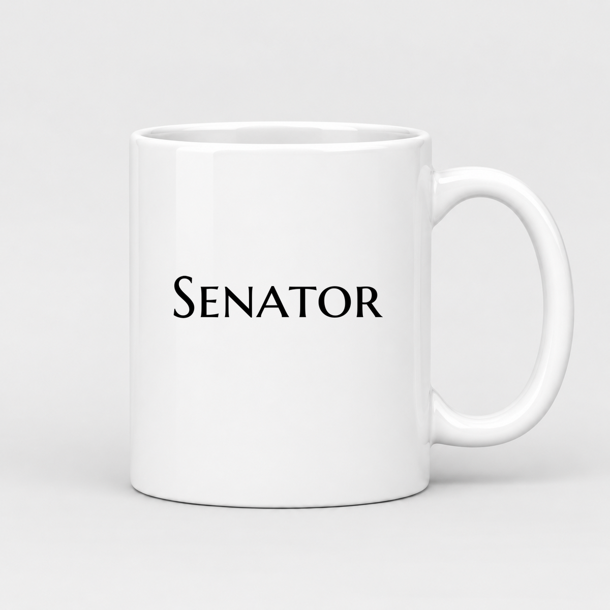 Senator Mug in white