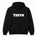 Teeth Hoodie in black