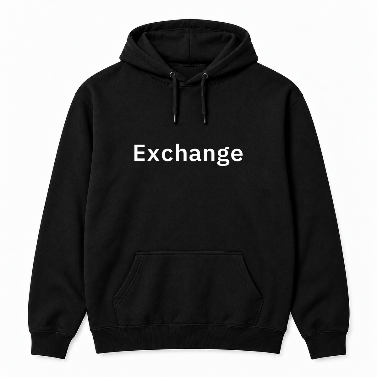 Exchange Hoodie in black