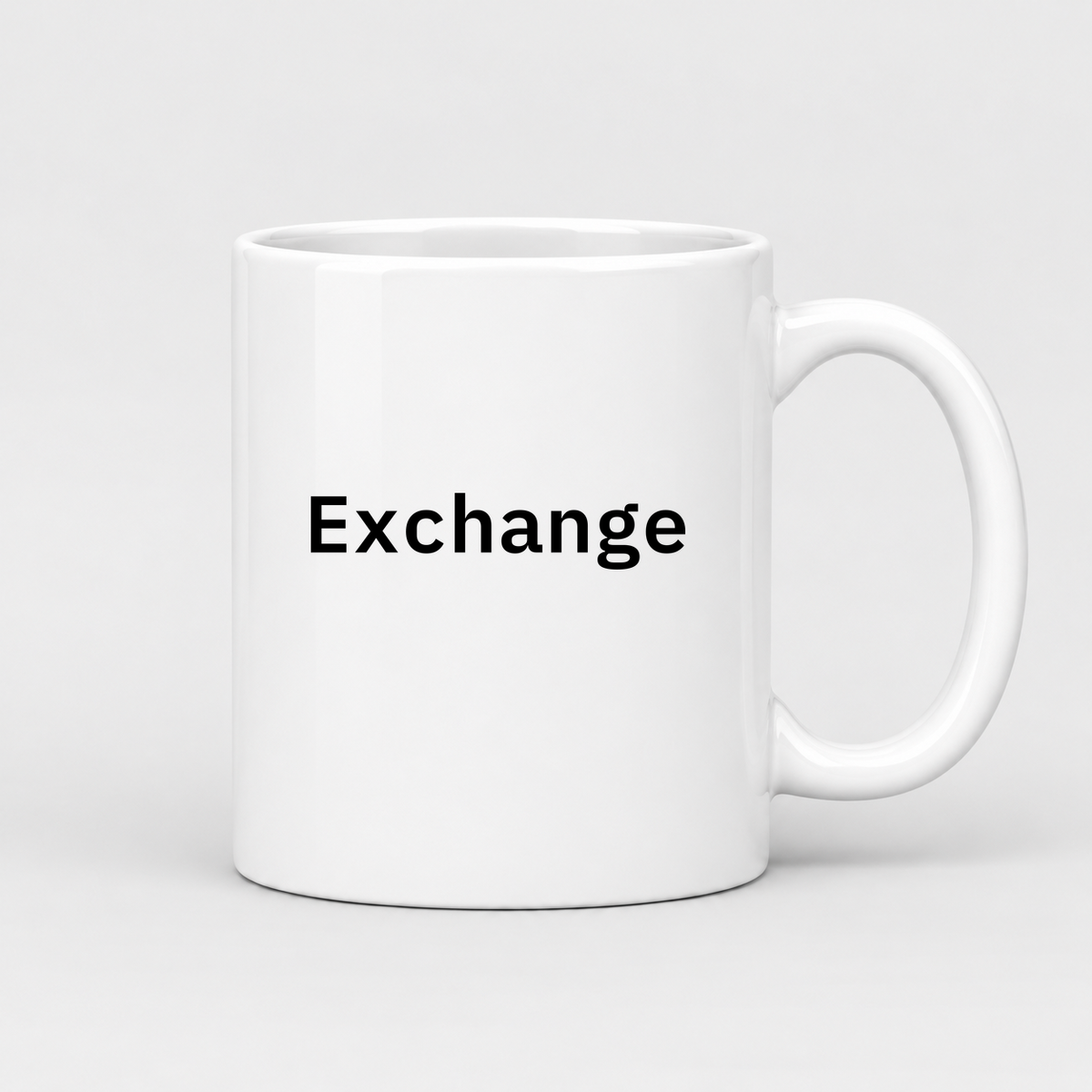 Exchange Mug in white