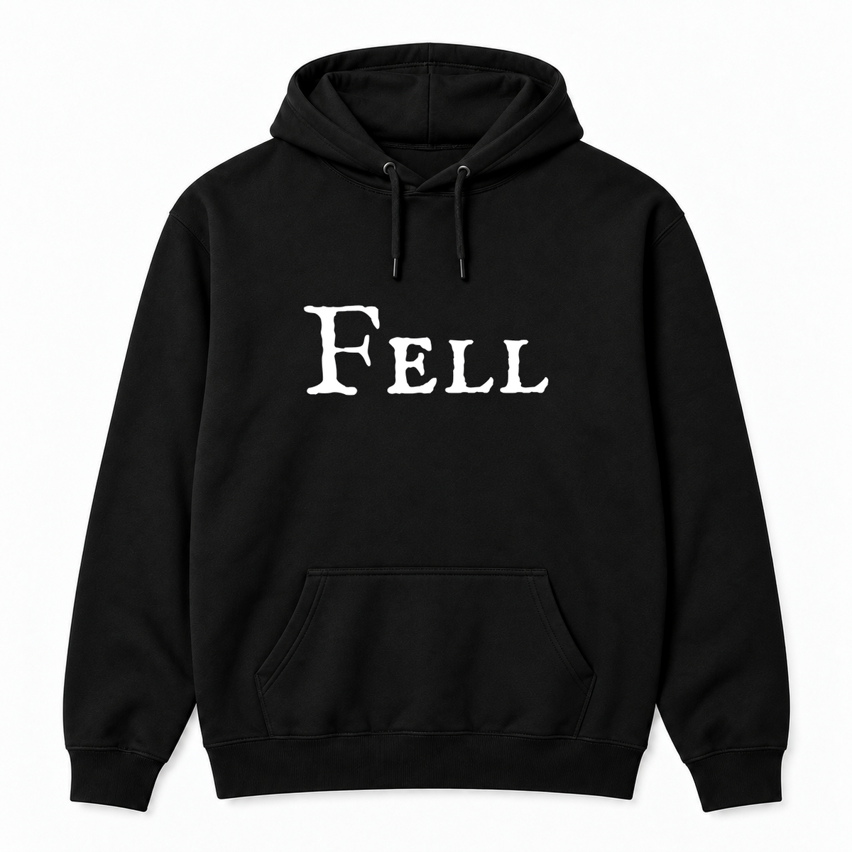 Fell Hoodie in black