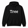 Tree Hoodie in black