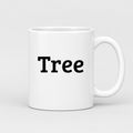 Tree Mug in white