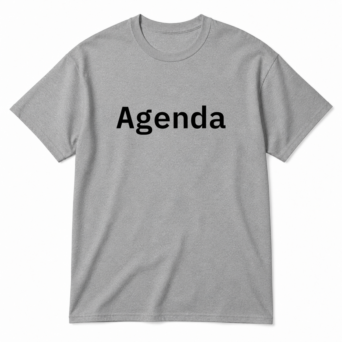Agenda T-Shirt in gray