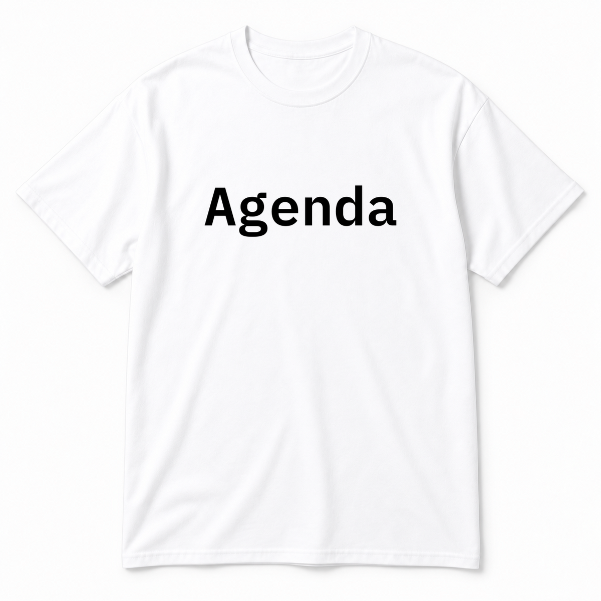 Agenda T-Shirt in white