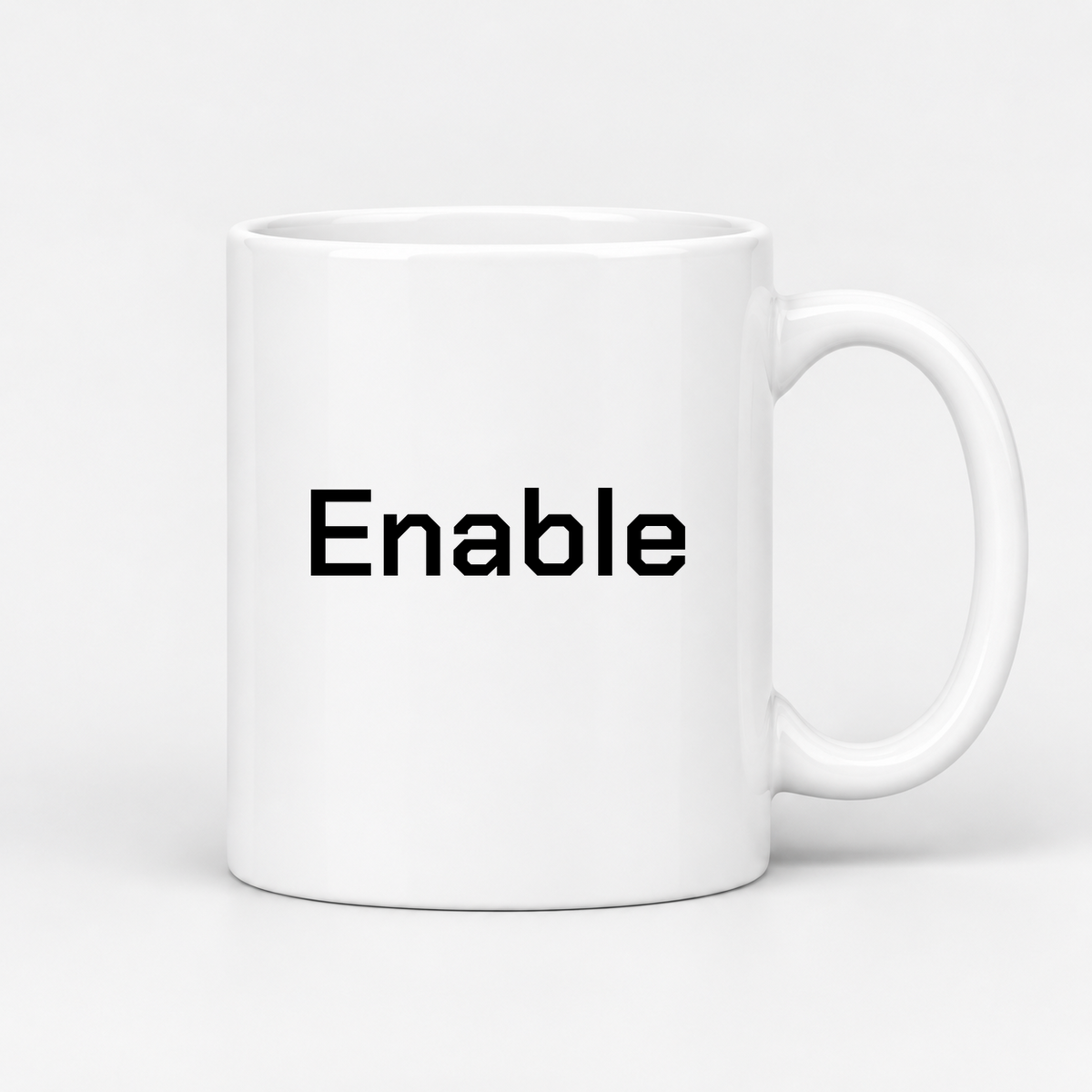 Enable Mug in white