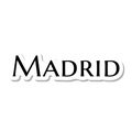 Madrid die-cut sticker
