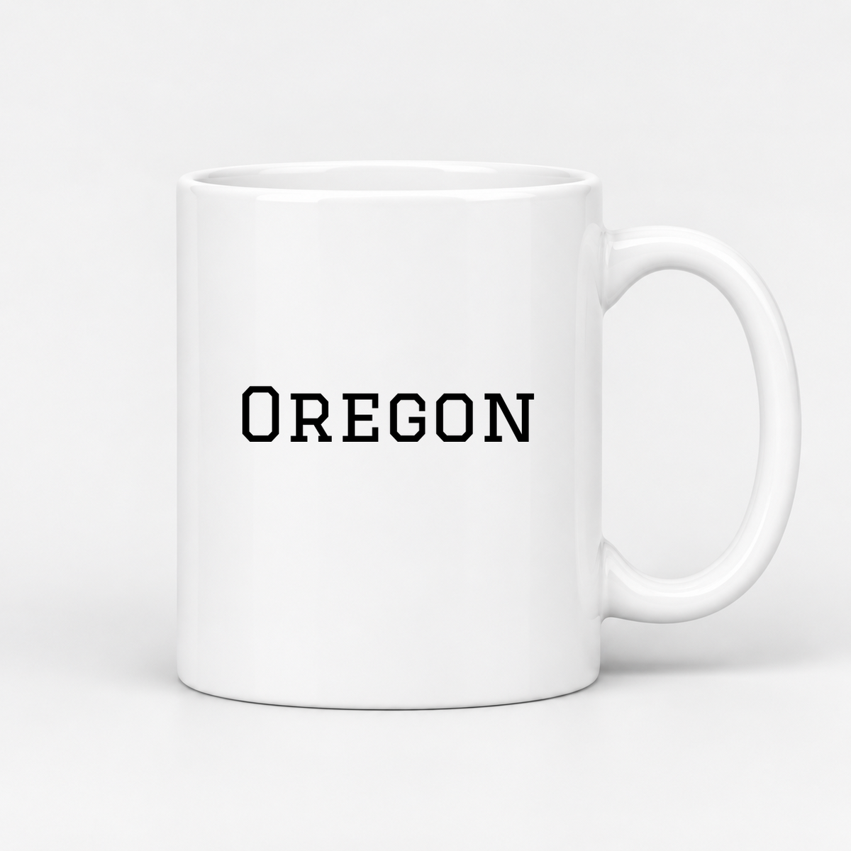 Oregon Mug in white