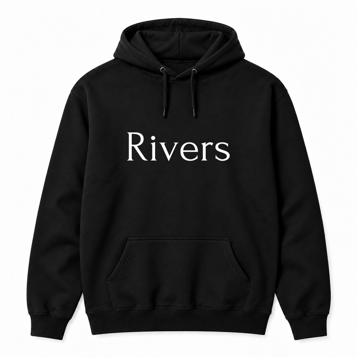 Rivers Hoodie in black
