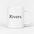 Rivers Mug in white
