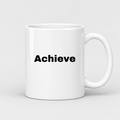 Achieve Mug in white