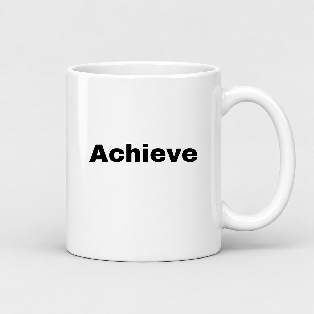 Achieve Mug in white
