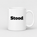 Stood Mug in white