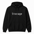 Storage Hoodie in black
