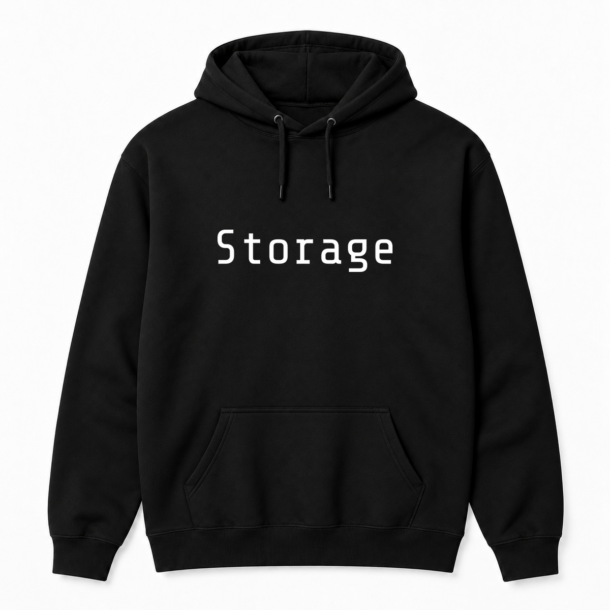 Storage Hoodie in black
