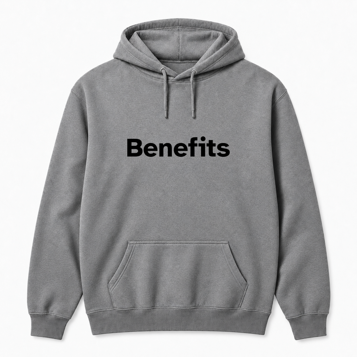 Benefits Hoodie in gray