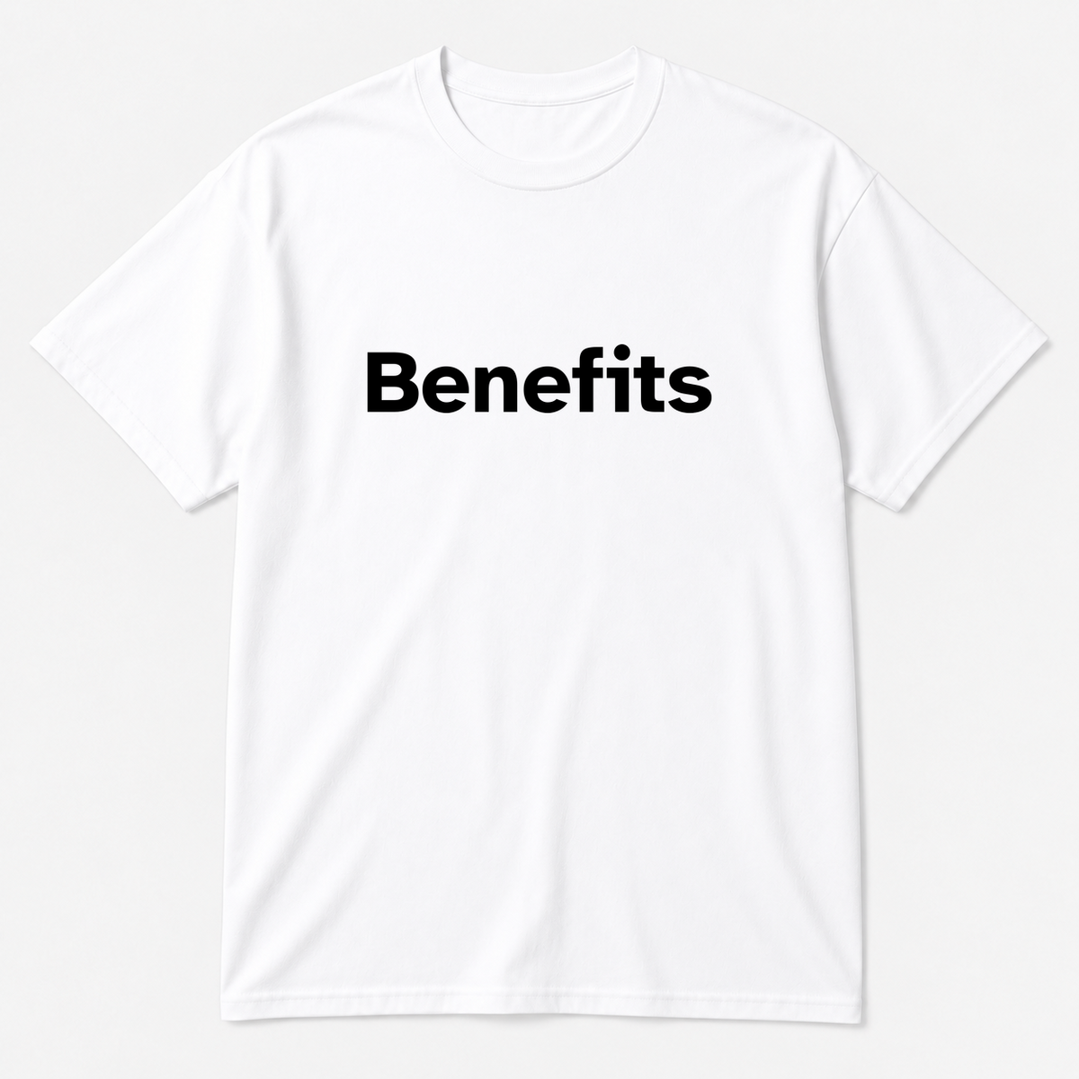 Benefits T-Shirt in white