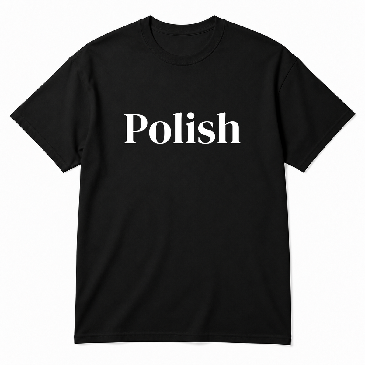 Polish T-Shirt in black