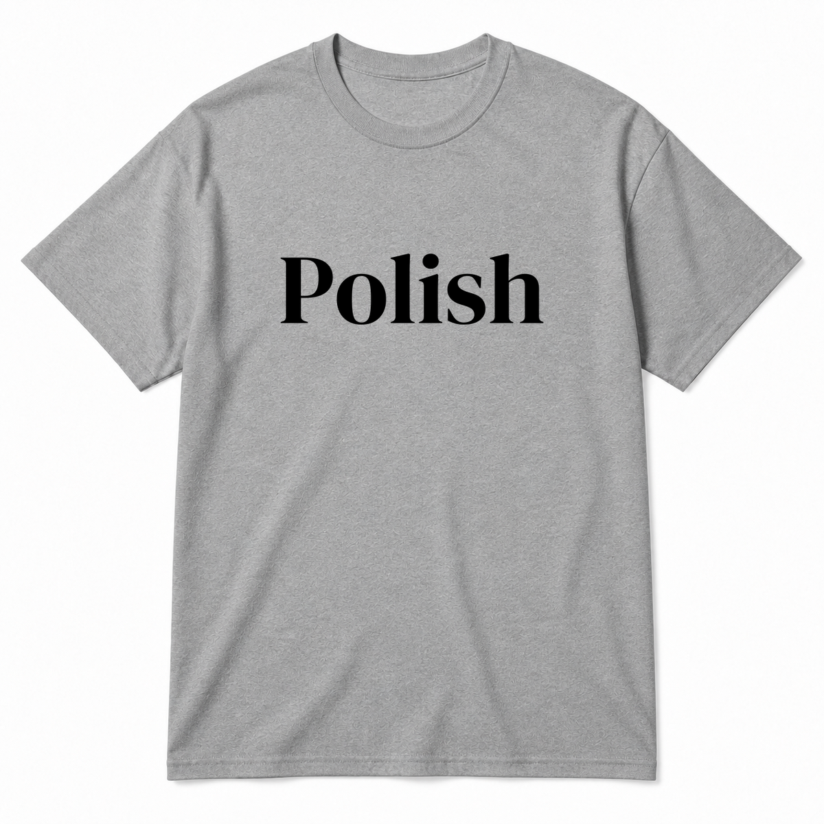 Polish T-Shirt in gray
