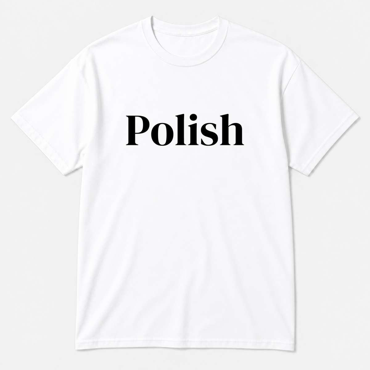 Polish T-Shirt in white
