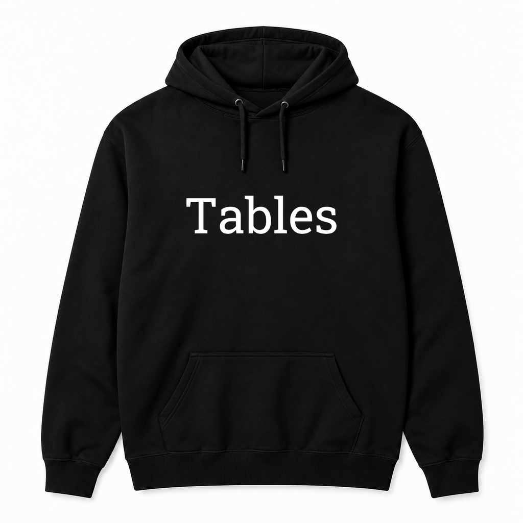 Tables Hoodie in black