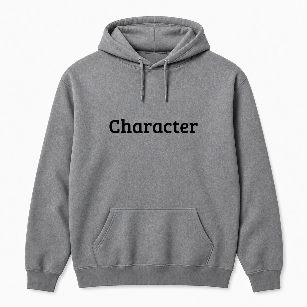 Character Hoodie in gray