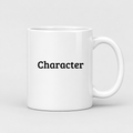 Character Mug in white