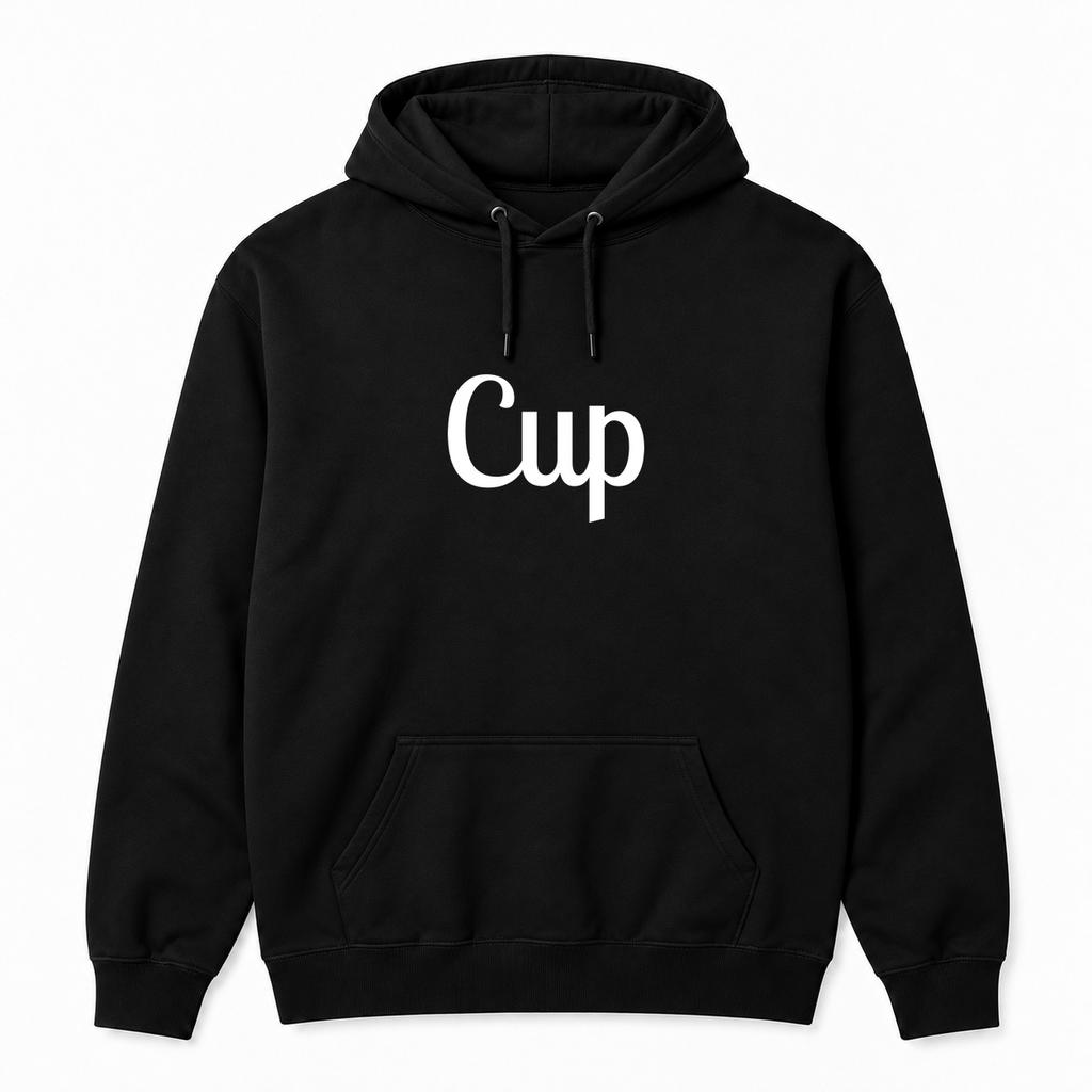 Cup Hoodie in black