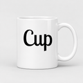 Cup Mug in white