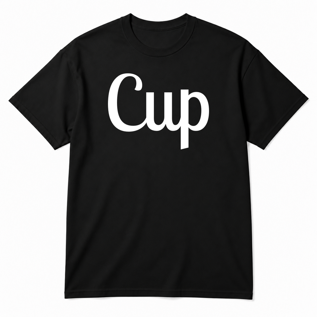 Cup T-Shirt in black