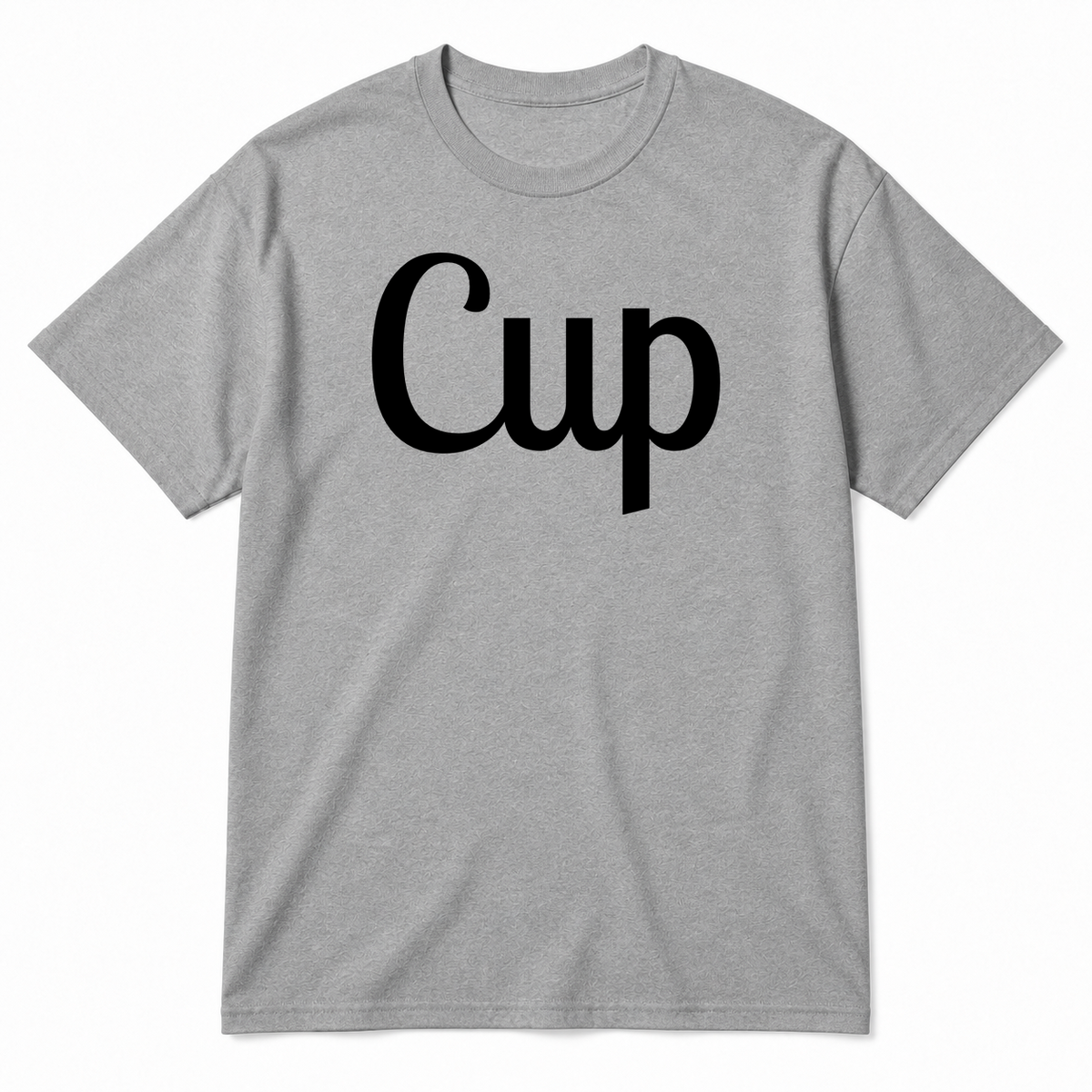 Cup T-Shirt in gray