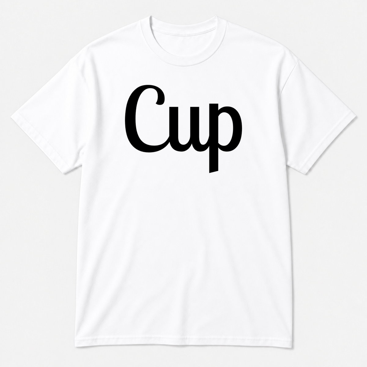 Cup T-Shirt in white