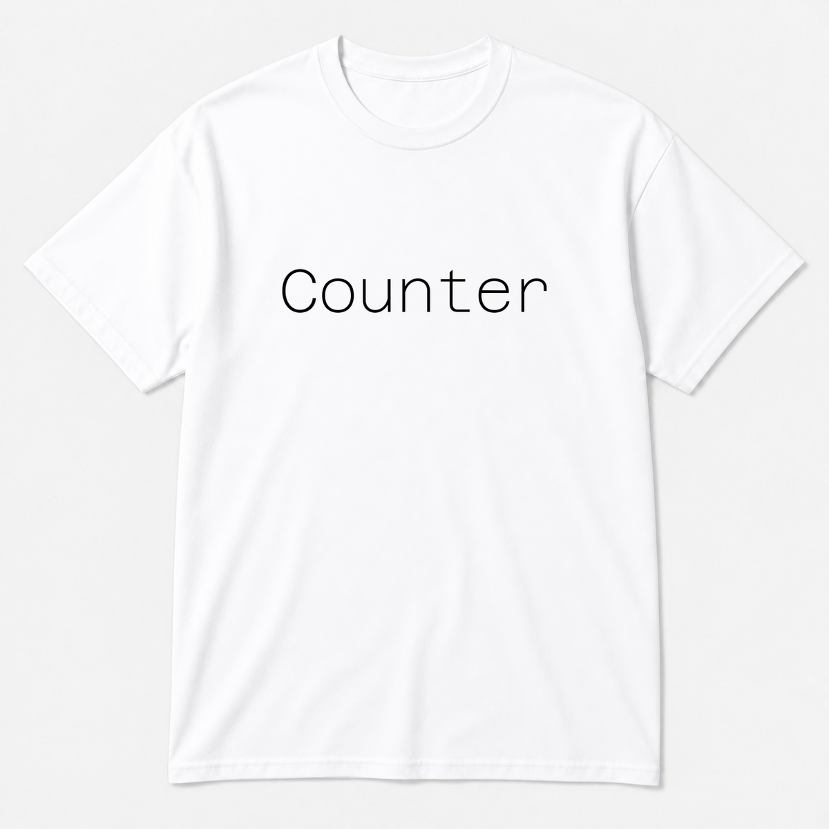 Counter T-Shirt in white