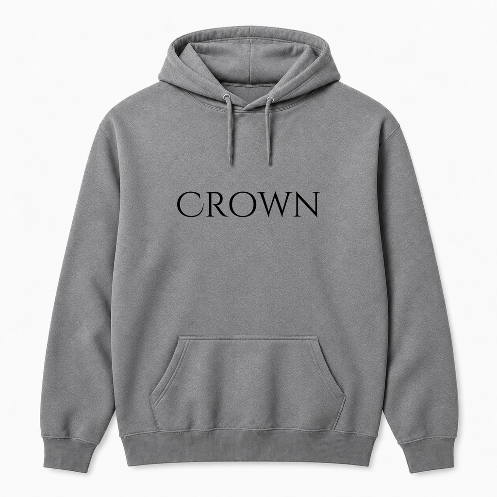 Crown Hoodie in gray