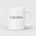 Crown Mug in white