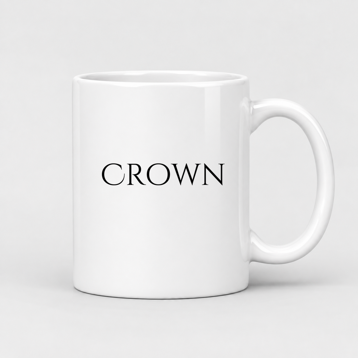 Crown Mug in white