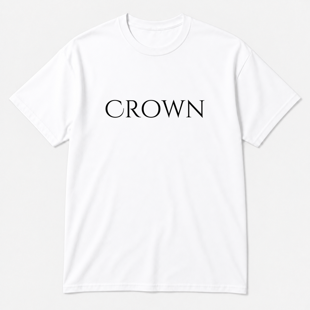 Crown T-Shirt in white